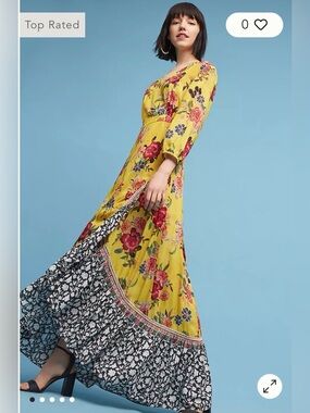 Farm Rio Sunlit Floral Maxi Dress